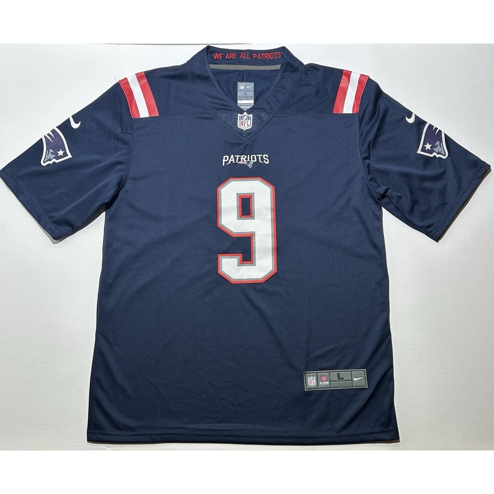 Nike Matt Judon NFL New England Patriots Blue Jersey Size Large Stitched EUC